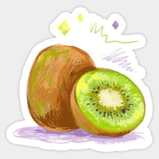 Kiwi Hand Drawn Sticker